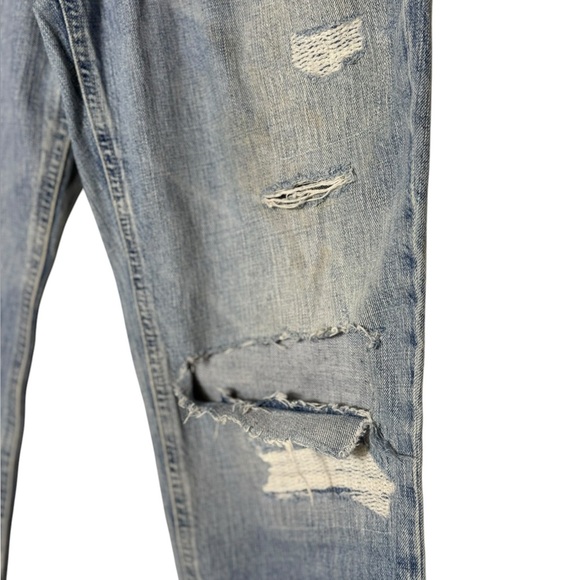 Lucky Brand Cone Denim Straight Boyfriend Distressed Jeans Womens Size 4/27 - Picture 4 of 15